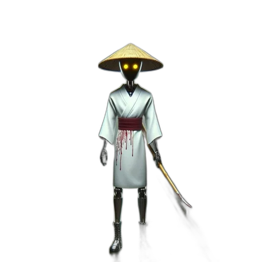 staff, sword, mask, robot transparent PNG cut-out