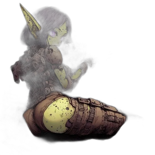 weapon, robot, creature, shoes transparent PNG cut-out