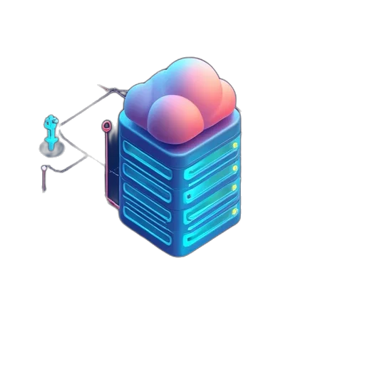 robot, jacket, vaporwave, 3d render transparent PNG cut-out