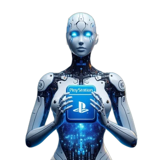 robot, face, cyberpunk, concept art transparent PNG cut-out