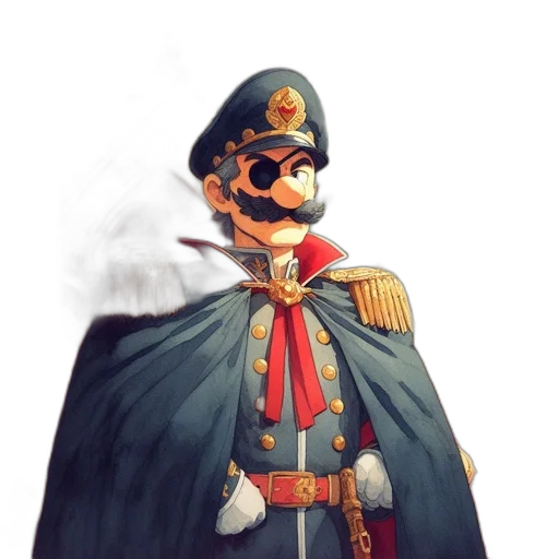 staff, crown, hat, face transparent PNG cut-out