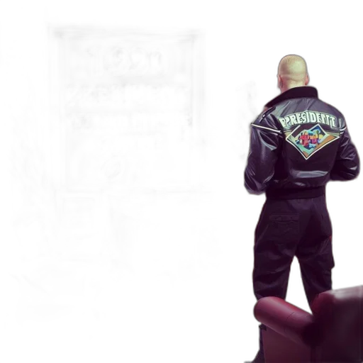 jacket, robot, concept art, photorealistic transparent PNG cut-out