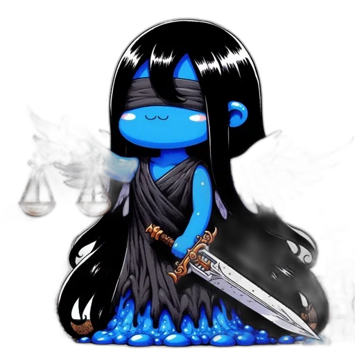 sword, staff, mask, fantasy art transparent PNG cut-out