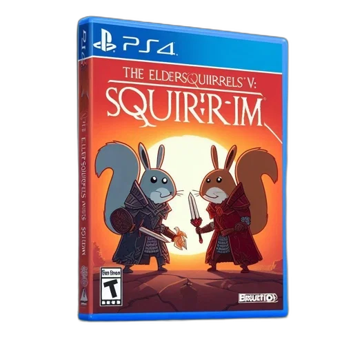 concept art, game, cover, eldersquirrels transparent PNG cut-out