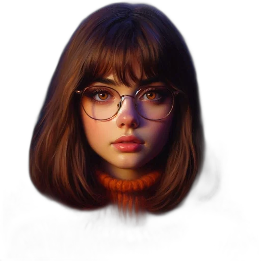face, hair, jacket, mask transparent PNG cut-out