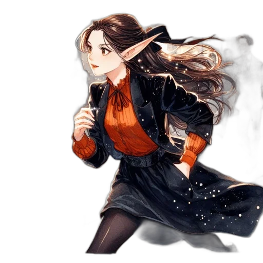dragon, staff, sword, fantasy art transparent PNG cut-out