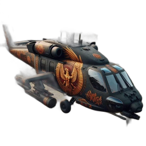 weapon, dragon, concept art, 3d render transparent PNG cut-out