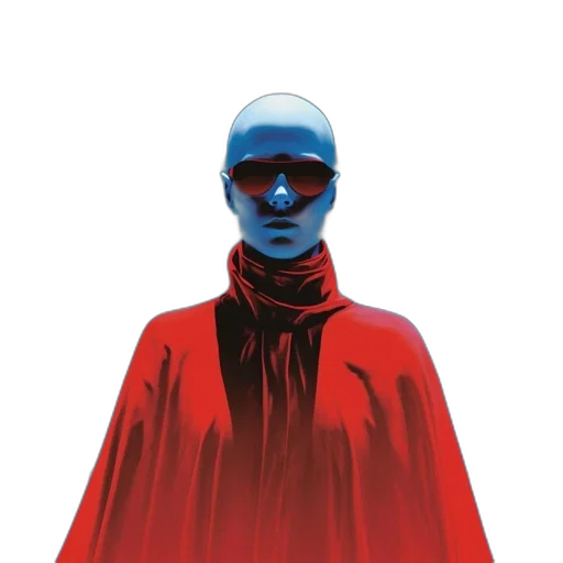 mask, face, jacket, robot transparent PNG cut-out