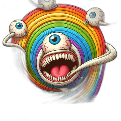 creature, mask, staff, face transparent PNG cut-out