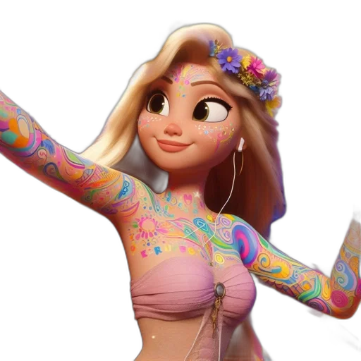 dress, 3d render, concept art, cartoon transparent PNG cut-out