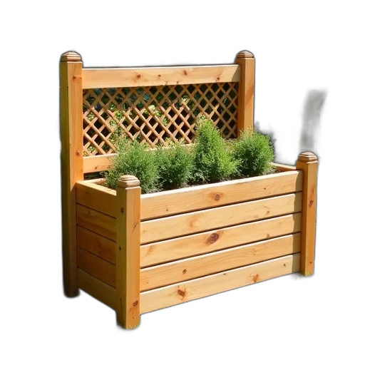 furniture, 3d render, green, wooden transparent PNG cut-out