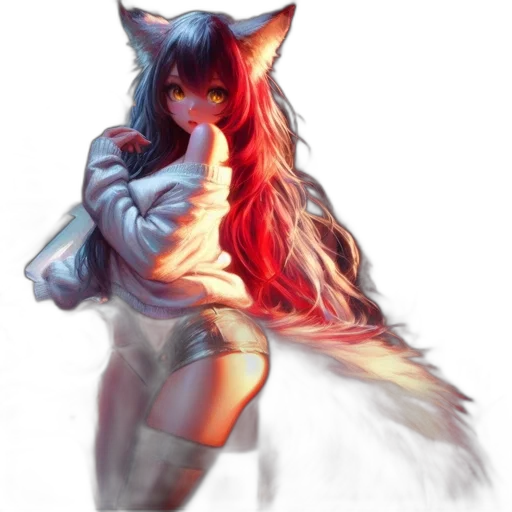 dress, staff, animal, creature transparent PNG cut-out