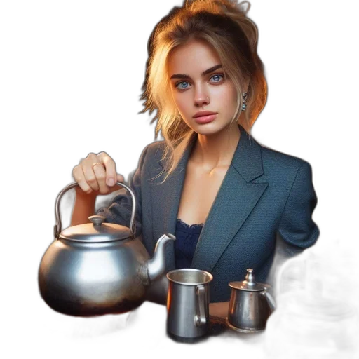 jacket, jewelry, food, staff transparent PNG cut-out