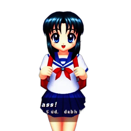 dress, pixel art, 3d render, anime transparent PNG cut-out