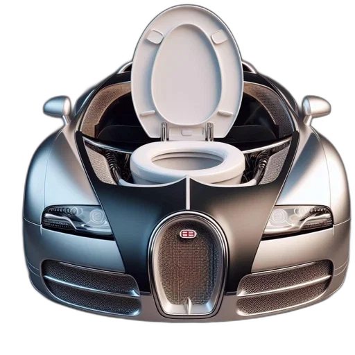 car, robot, 3d render, photorealistic transparent PNG cut-out
