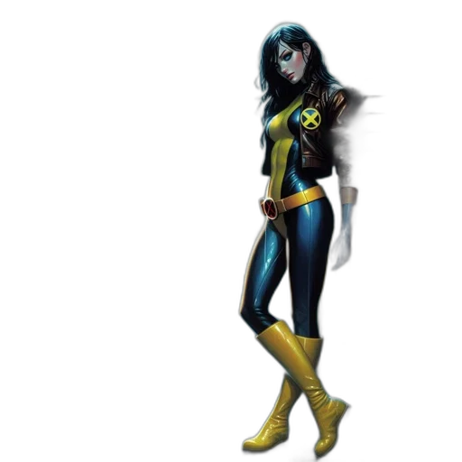 comic book art, concept art, fantasy art, 3d render transparent PNG cut-out