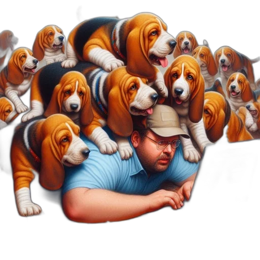 animal, photorealistic, oil painting, concept art transparent PNG cut-out