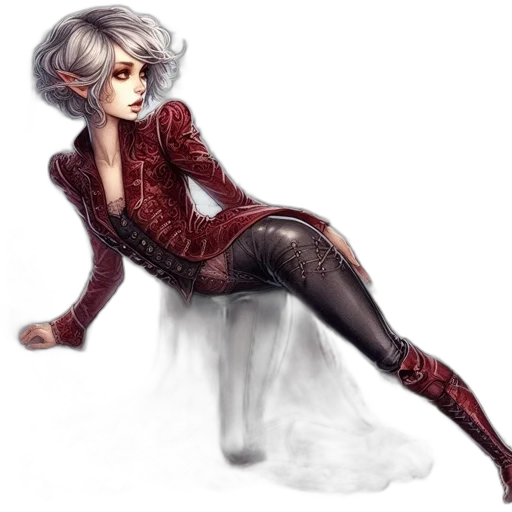 jacket, fantasy art, concept art, watercolor transparent PNG cut-out