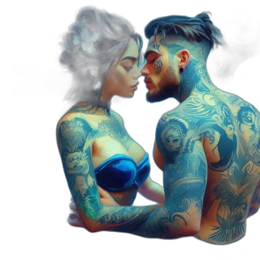 watercolor, concept art, fantasy art, photorealistic transparent PNG cut-out