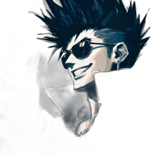 mask, face, creature, comic book art transparent PNG cut-out