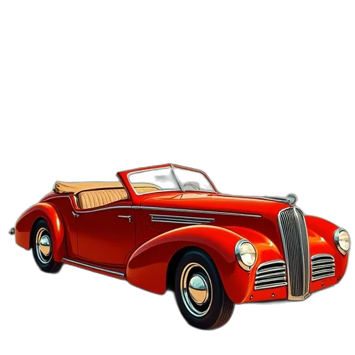 car, 3d render, photorealistic, concept art transparent PNG cut-out
