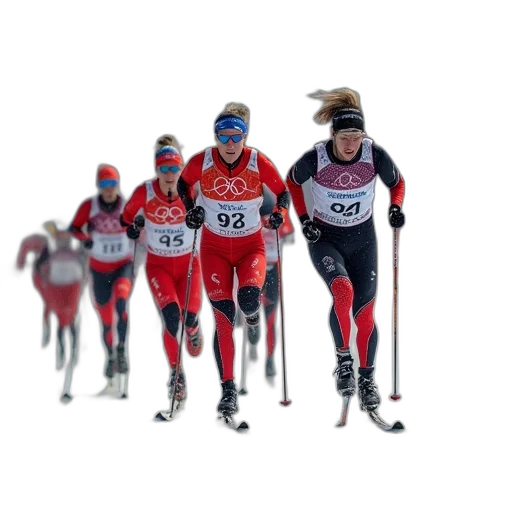 women, race, during, first transparent PNG cut-out