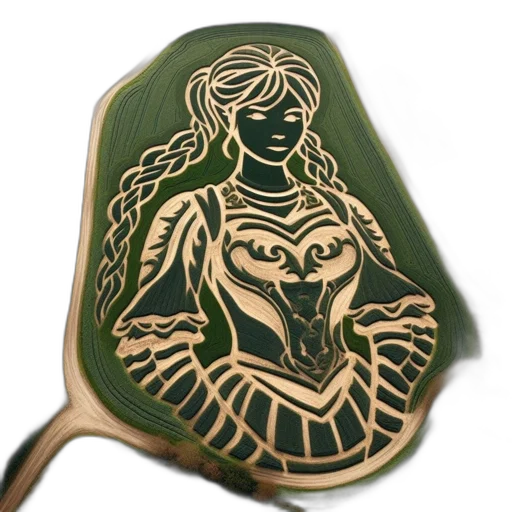 jewelry, mask, crown, staff transparent PNG cut-out