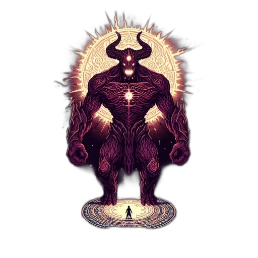 crown, creature, staff, sword transparent PNG cut-out