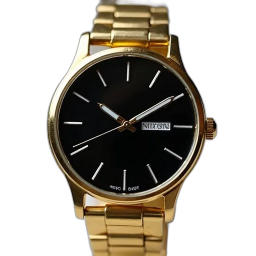 jewelry, wristwatch, black, dial transparent PNG cut-out