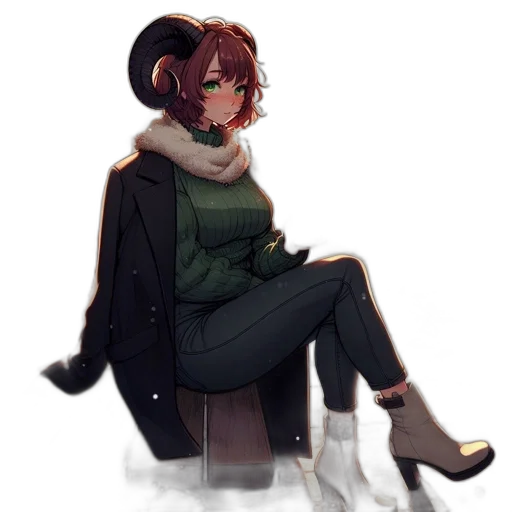jacket, staff, face, dress transparent PNG cut-out
