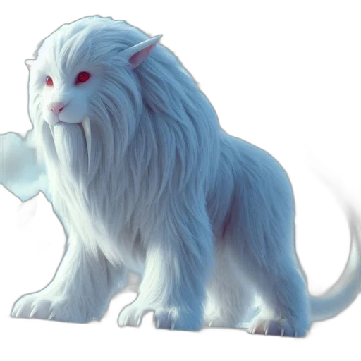 animal, concept art, fantasy art, 3d render transparent PNG cut-out