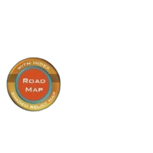 3d render, brochure, road, map transparent PNG cut-out