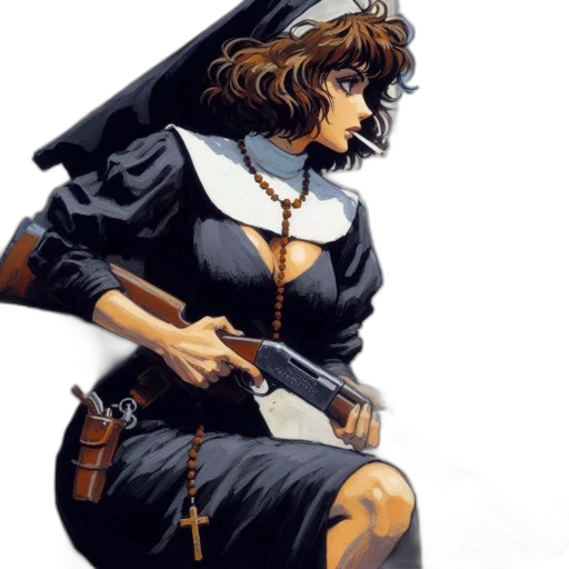 dress, comic book art, concept art, fantasy art transparent PNG cut-out