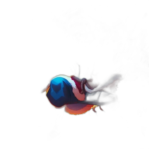 dragon, creature, animal, hair transparent PNG cut-out