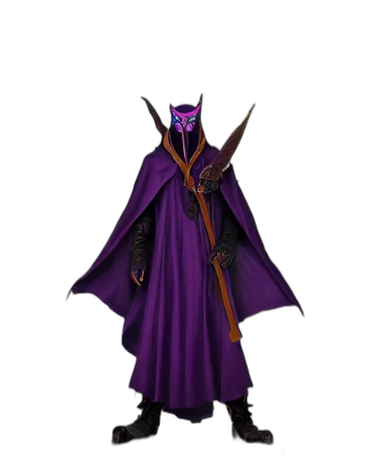 staff, mask, concept art, 3d render transparent PNG cut-out