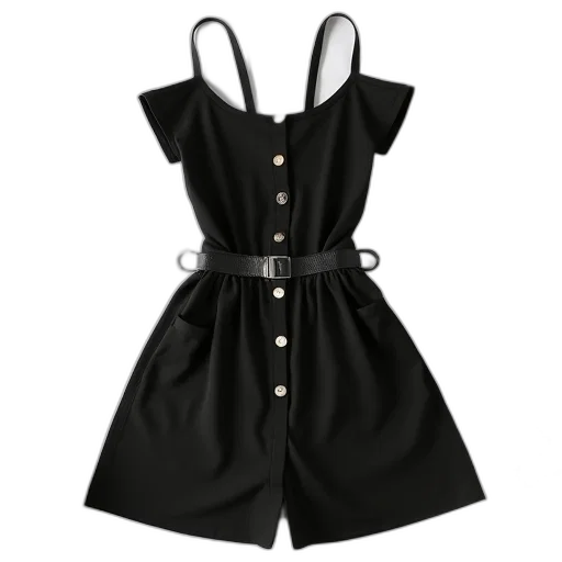 dress, monochrome, dark, black transparent PNG cut-out