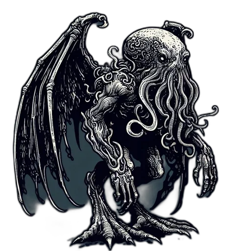 creature, dragon, staff, animal transparent PNG cut-out