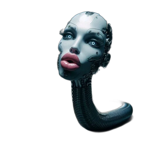 robot, mask, creature, face transparent PNG cut-out