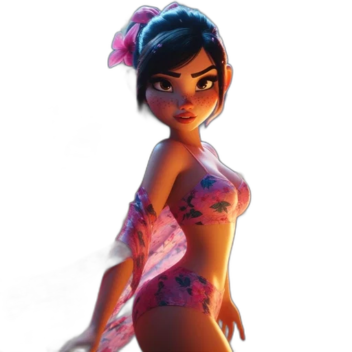 dress, concept art, fantasy art, 3d render transparent PNG cut-out