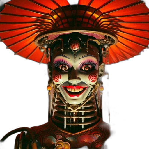 mask, robot, face, staff transparent PNG cut-out