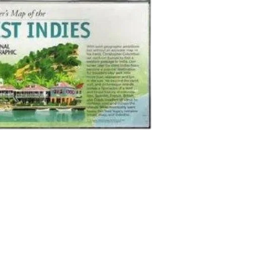 map, west, indies, features transparent PNG cut-out