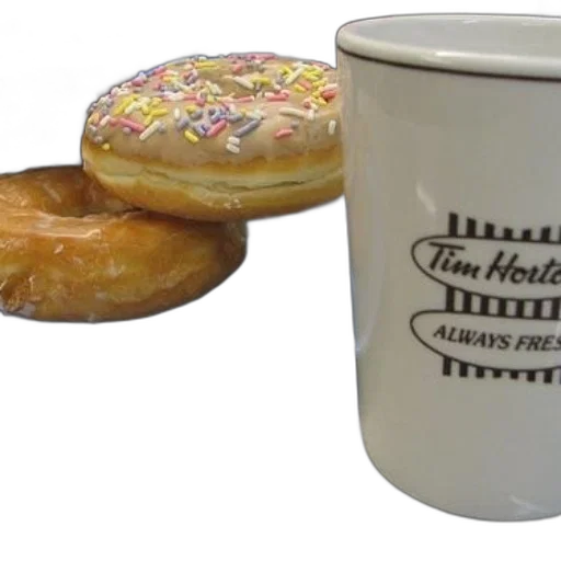 food, plate, donuts, tim transparent PNG cut-out
