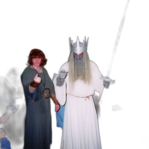 staff, sword, mask, crown transparent PNG cut-out
