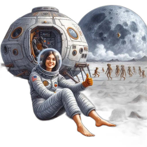 concept art, fantasy art, photorealistic, comic book art transparent PNG cut-out