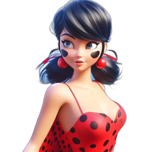 dress, 3d render, concept art, cartoon transparent PNG cut-out