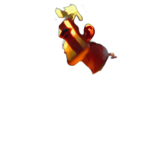 staff, dragon, animal, crown transparent PNG cut-out