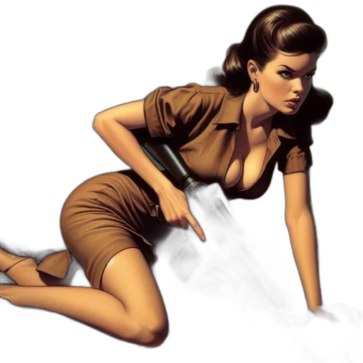 dress, photorealistic, comic book art, concept art transparent PNG cut-out