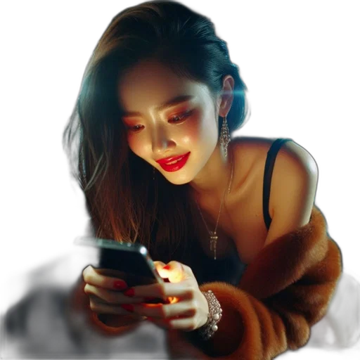 jewelry, face, oil painting, photorealistic transparent PNG cut-out