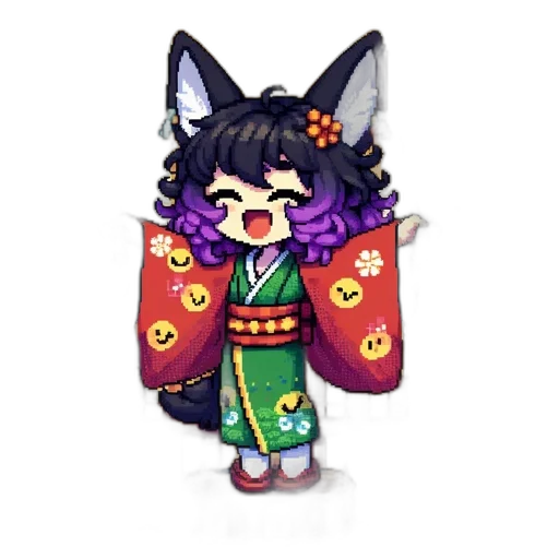 staff, pixel art, fantasy art, anime transparent PNG cut-out