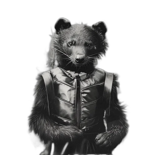 jacket, animal, creature, mask transparent PNG cut-out